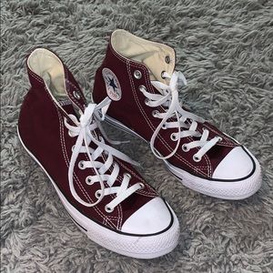 Maroon Converse All Star